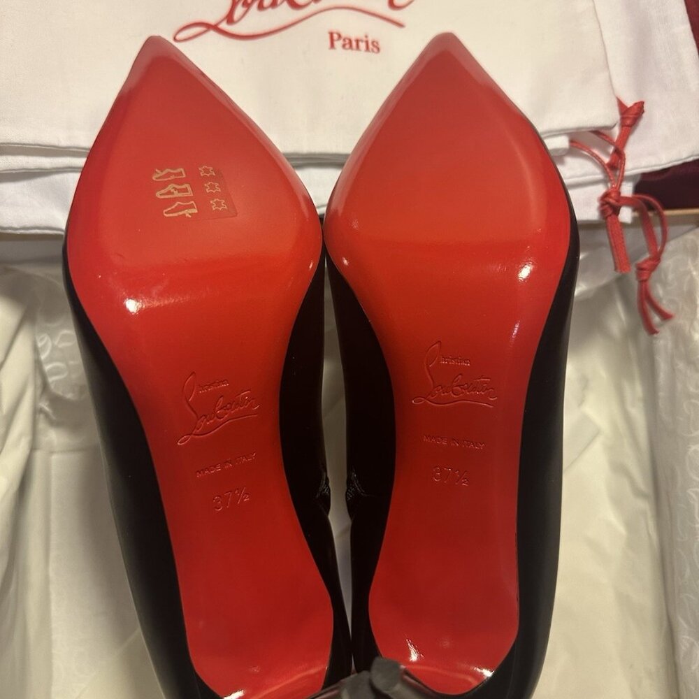 Christian Louboutin So Kate Booty 85 Size 37.5 Black - Picture 4 of 14
